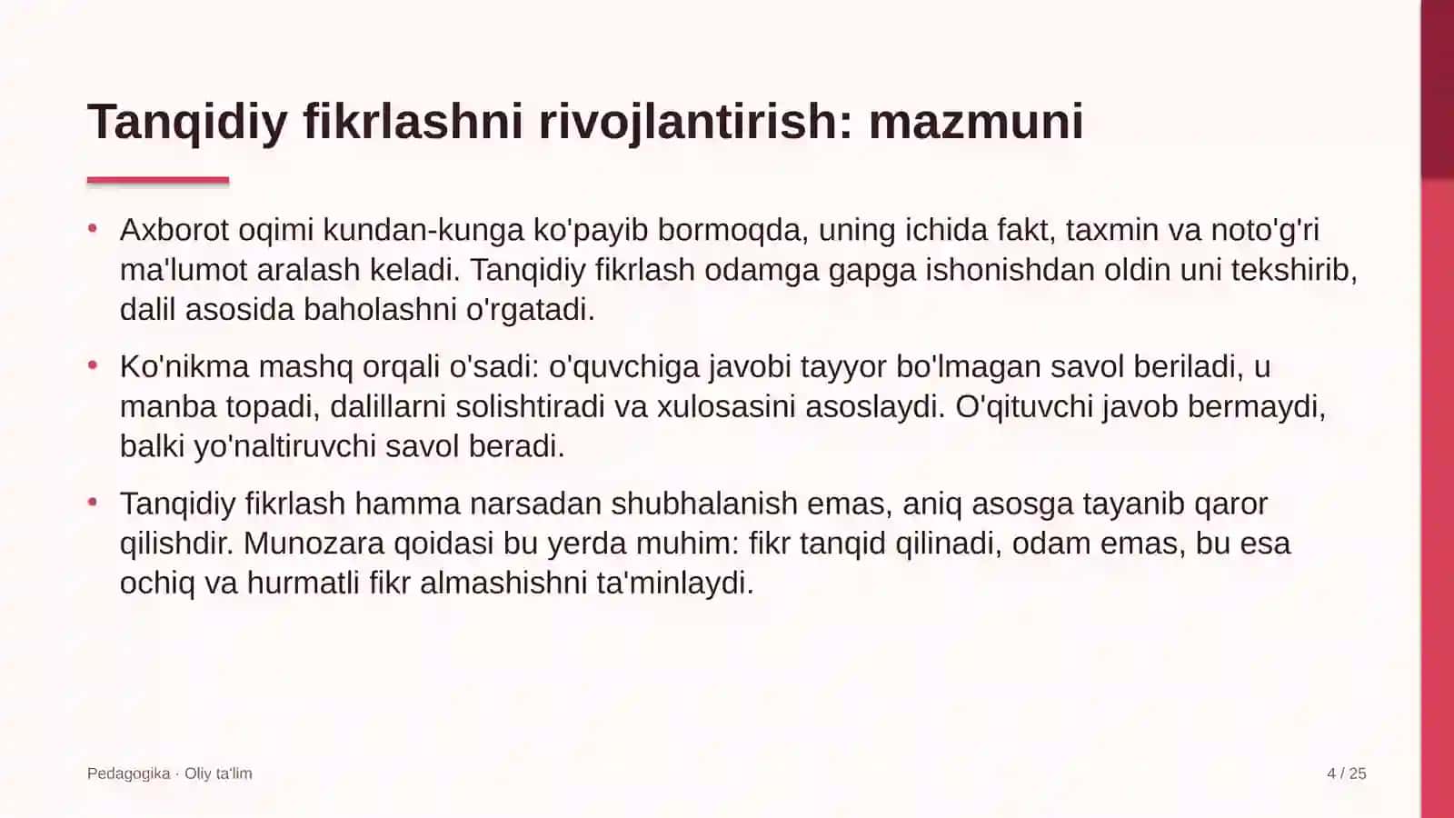 vagon depolarida tanqidiy fikrlashni rivojlantirish 3241 4