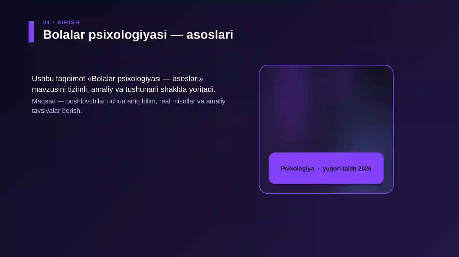 Bolalar psixologiyasi — asoslari 4