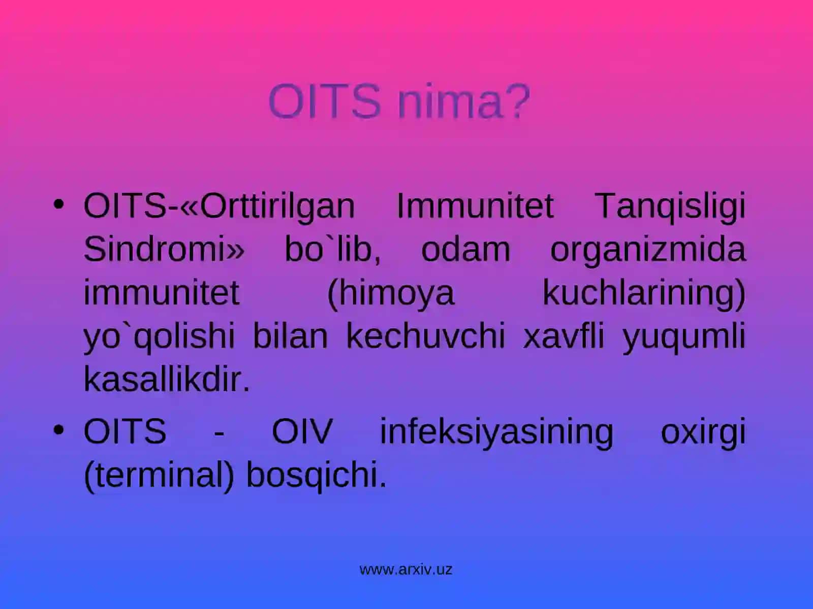 Immunitet Tanqisligi Sindromi 4