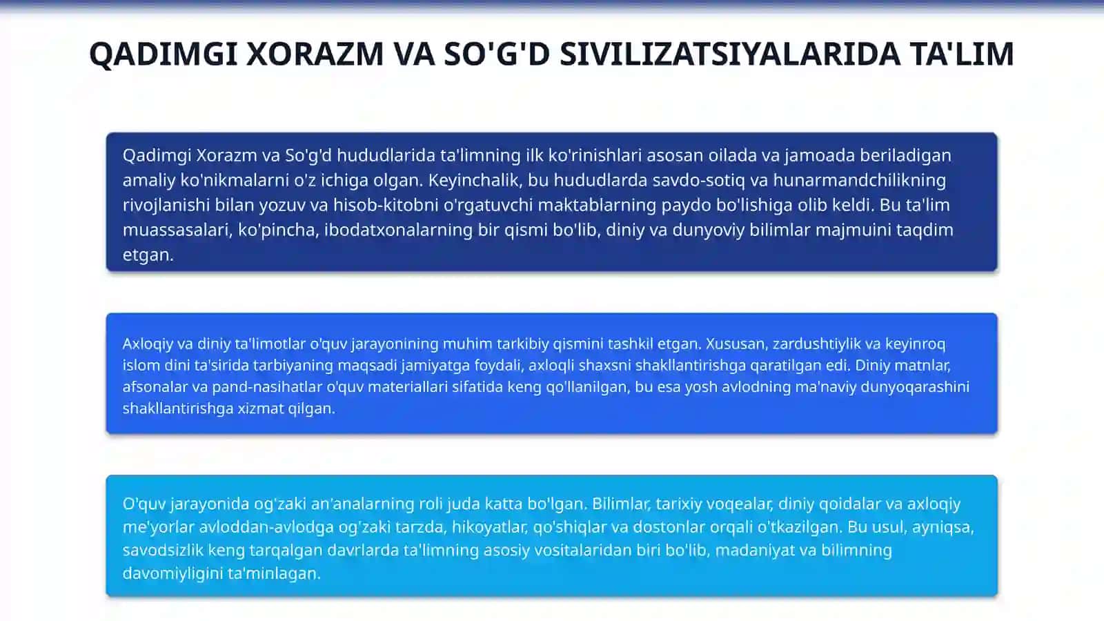 Oliy va o'rta maxsus ta'limda pedagogikaning rivojlanish bosqichlari 4