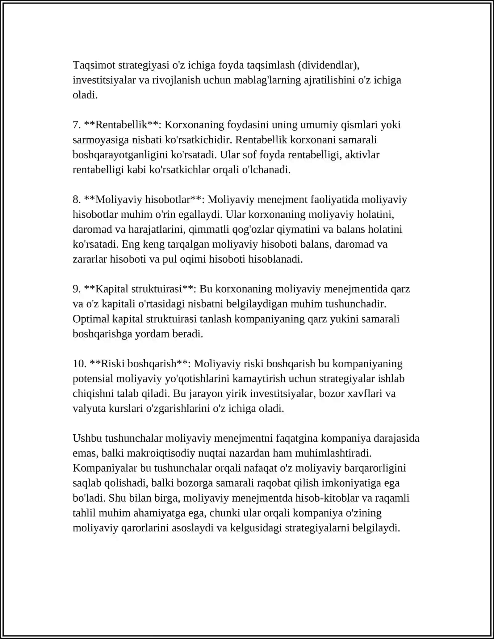 MOLIYAVIY MENEJMENTGA RIVOJLANGAN DAVLATLARNING YONDASHUVI 4