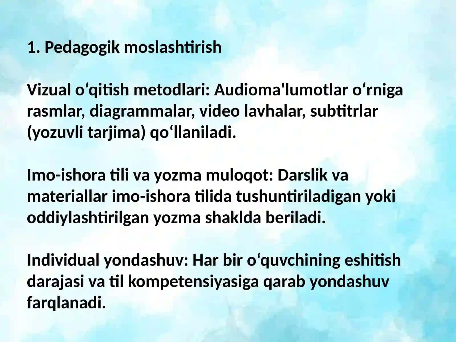 Eshitishida nuqsoni boʻlgan bolalar taʼlim mazmuni 4