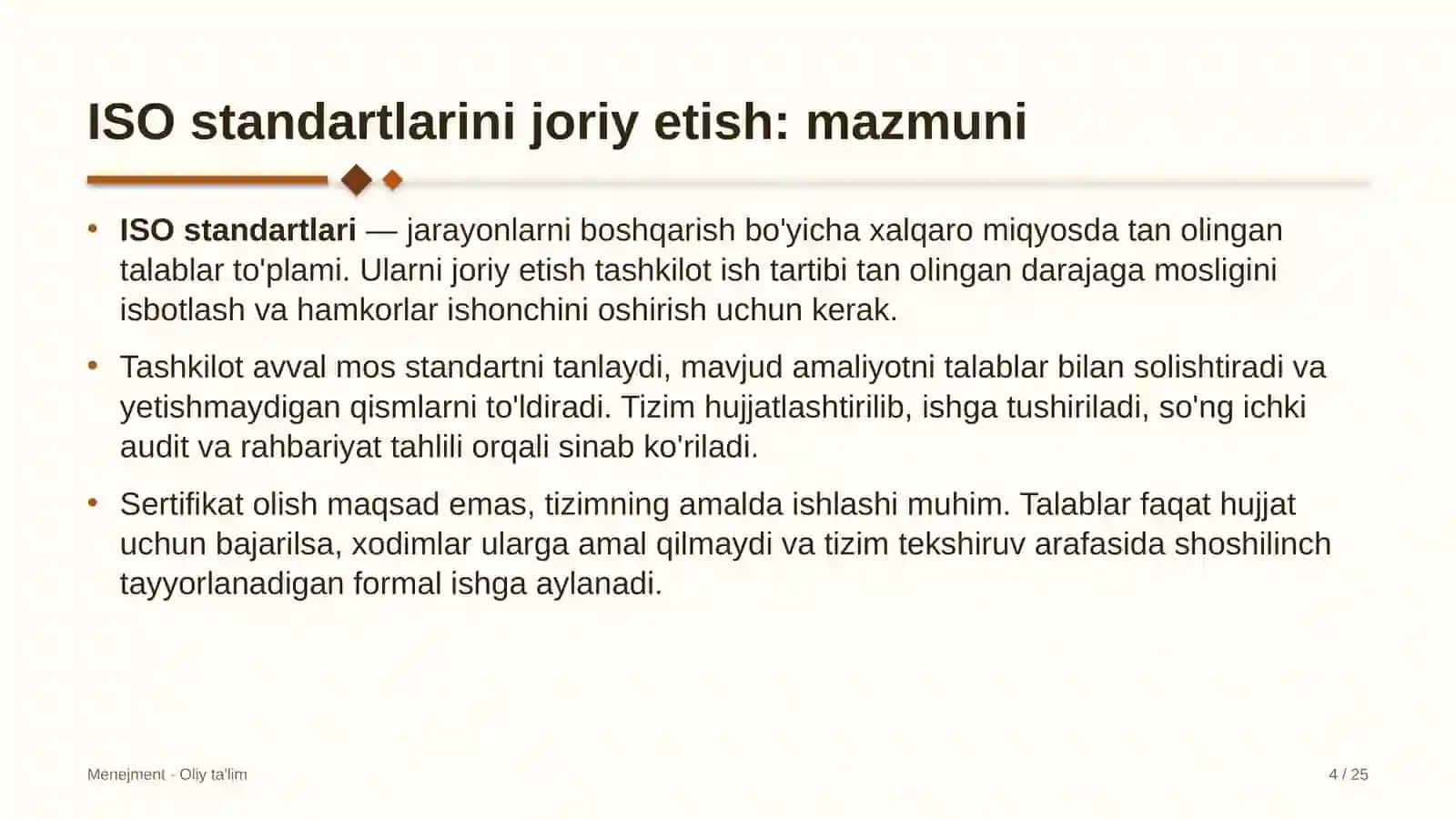 boshqaruv servis kompaniyalarida iso standartlarini joriy etish 3226 4