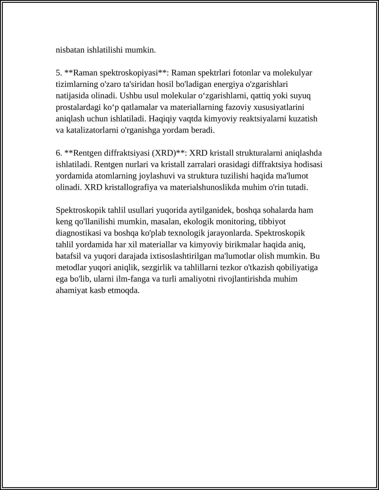 FIZIK KIMYOVIY TAXLIL USULLARI QISHLOQ HOJALIGIDA QOLLANILISHI 4