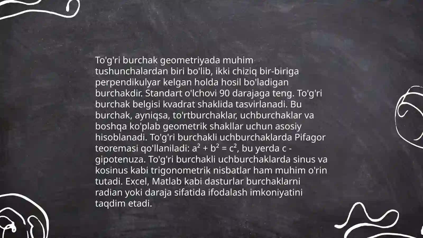 Burchaklar va ularning turlari 4