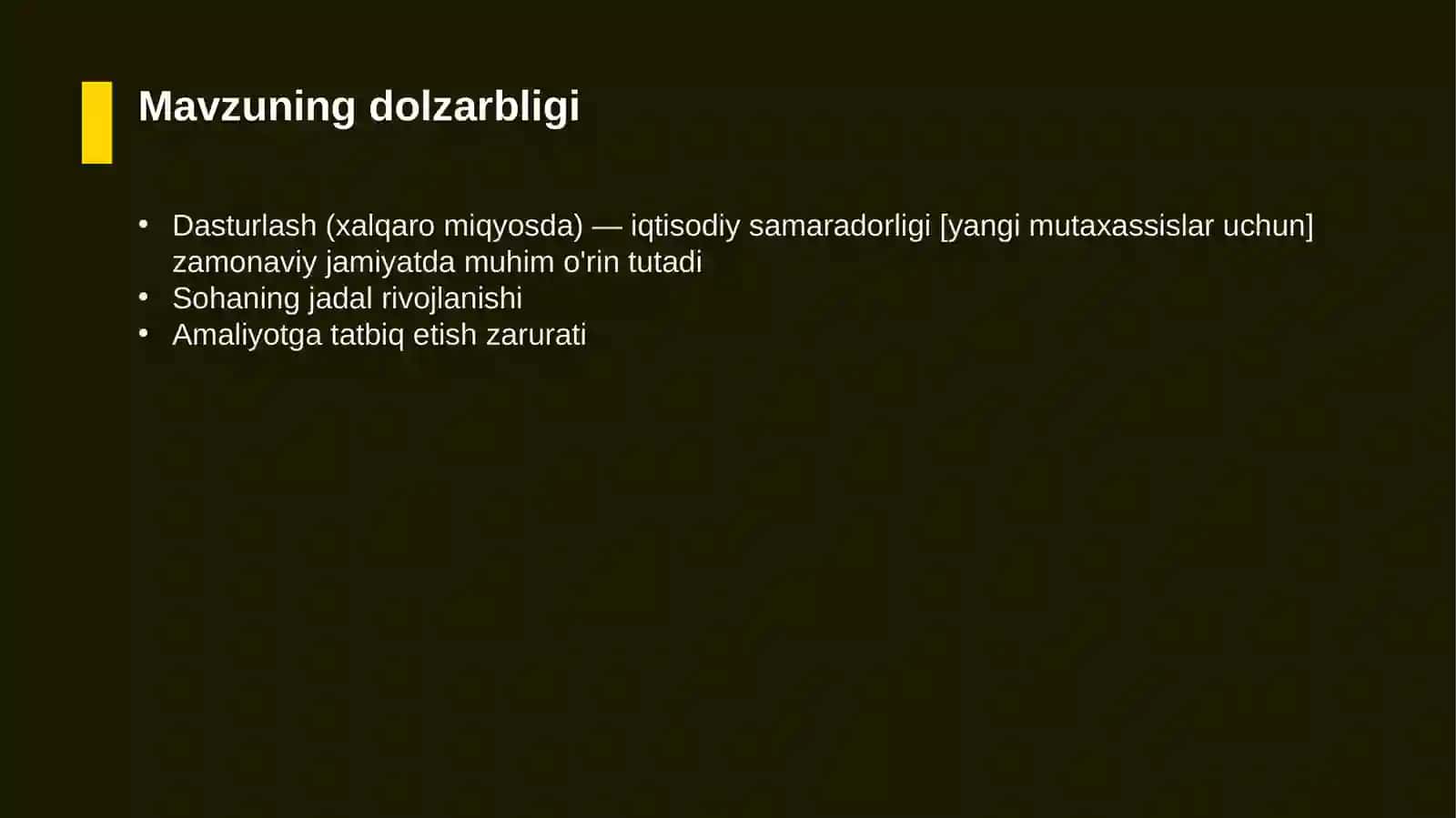 Dasturlash (xalqaro miqyosda) - iqtisodiy samaradorligi [yangi mutaxassislar uchun] 4