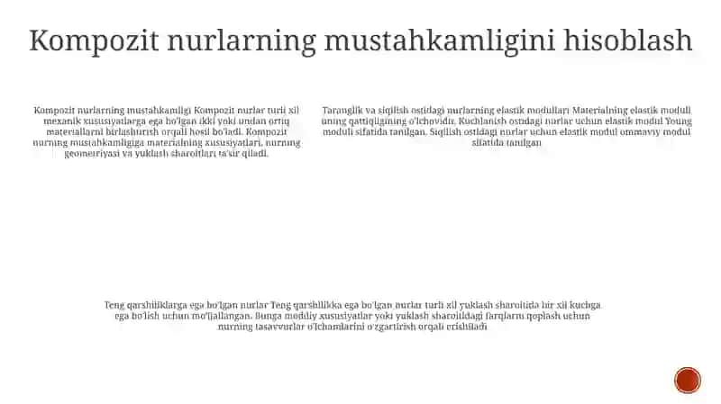 Egilish Diformatsiyasi.QoʻShma Balkalarning Mustahkamlikka Hisoblash 4