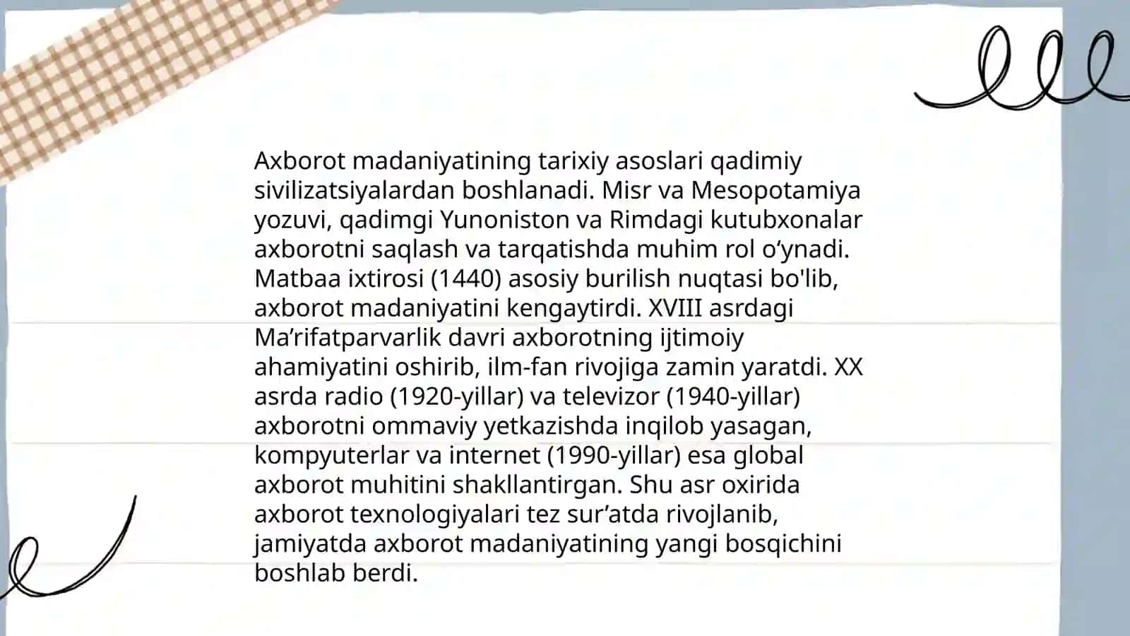 Oʻquvchilarning axborot isteʼmoli madaniyatini shakllantirish metodlari 4
