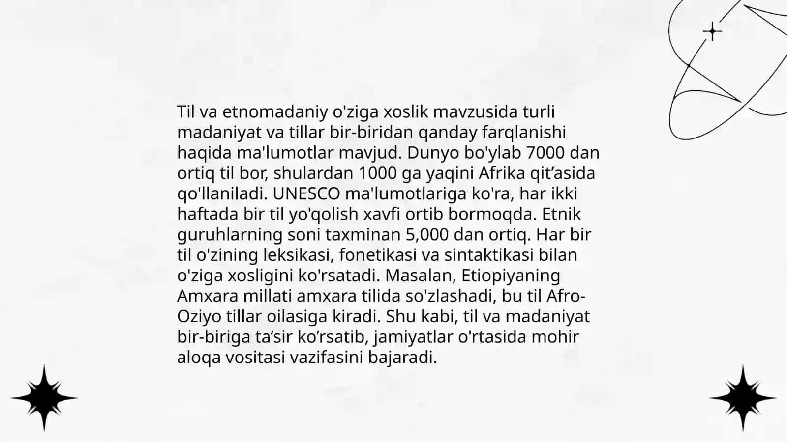 Etnomadaniy Farqlar va Bilish Faoliyati 4