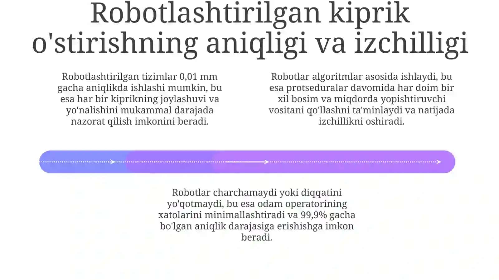 Robotlashtirilgan kiprik o'stirishning afzalliklari 4