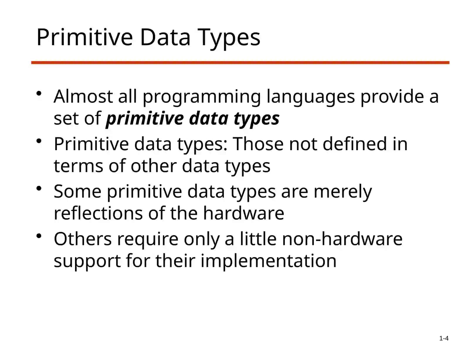 Introduction to Data Types 4