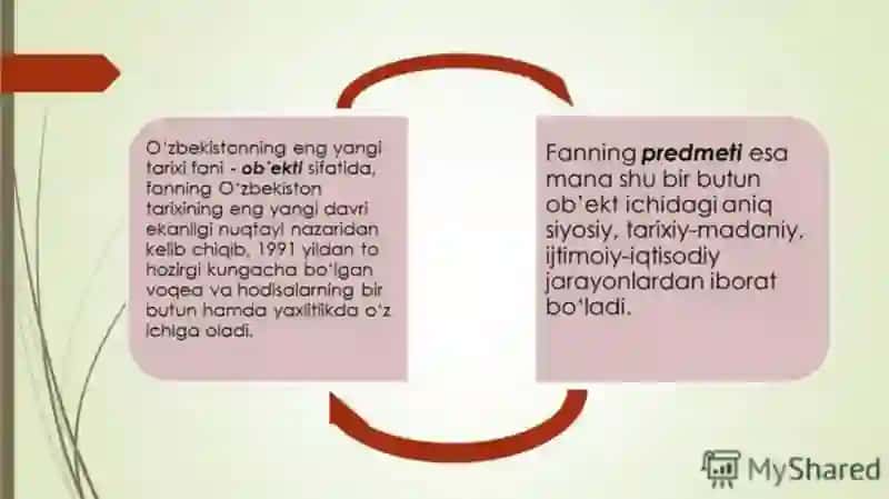 O‘zbekistonning eng yangi tarixi o‘quv fanining predmeti, maqsadi va vazifalari, nazariy-metodologik ta'moyillari 4