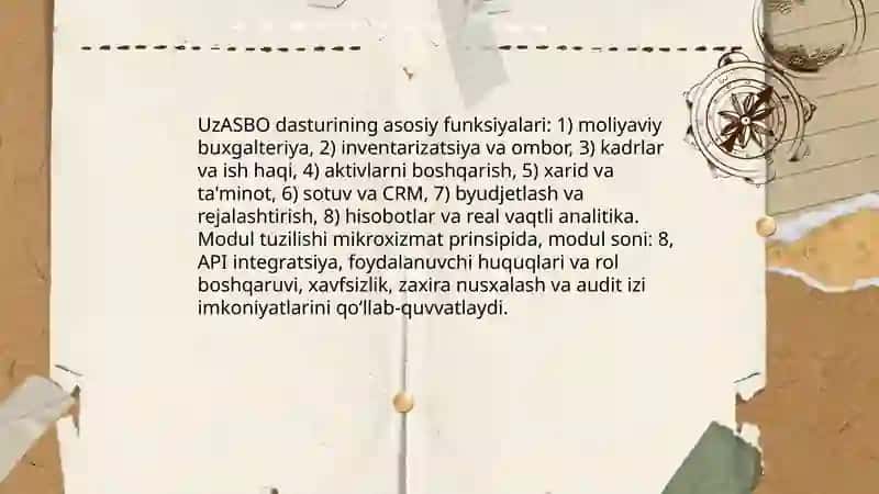UzASBO dasturi va imkoniyatlari 4