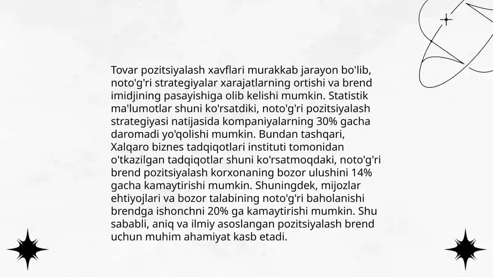 Marketing xavflari va iste'molchi xatti-harakatlari 4