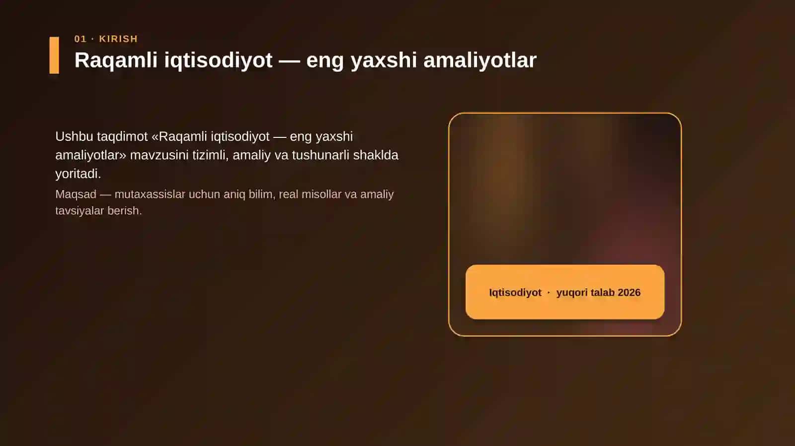 Raqamli iqtisodiyot — eng yaxshi amaliyotlar 4