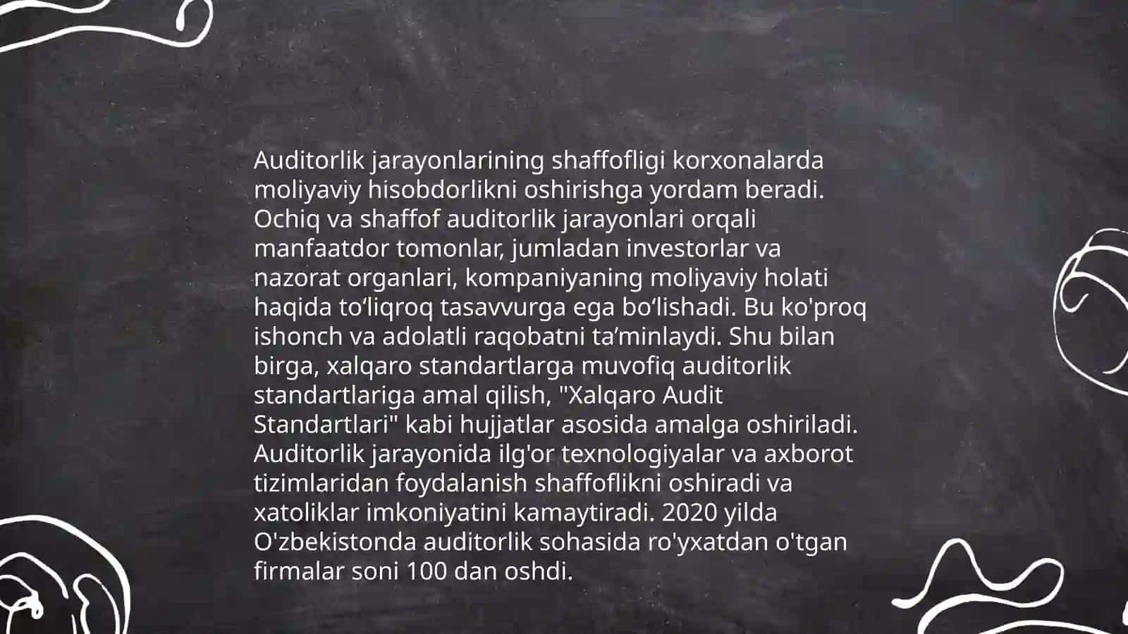Ichki auditorlarning mustaqilligi 4