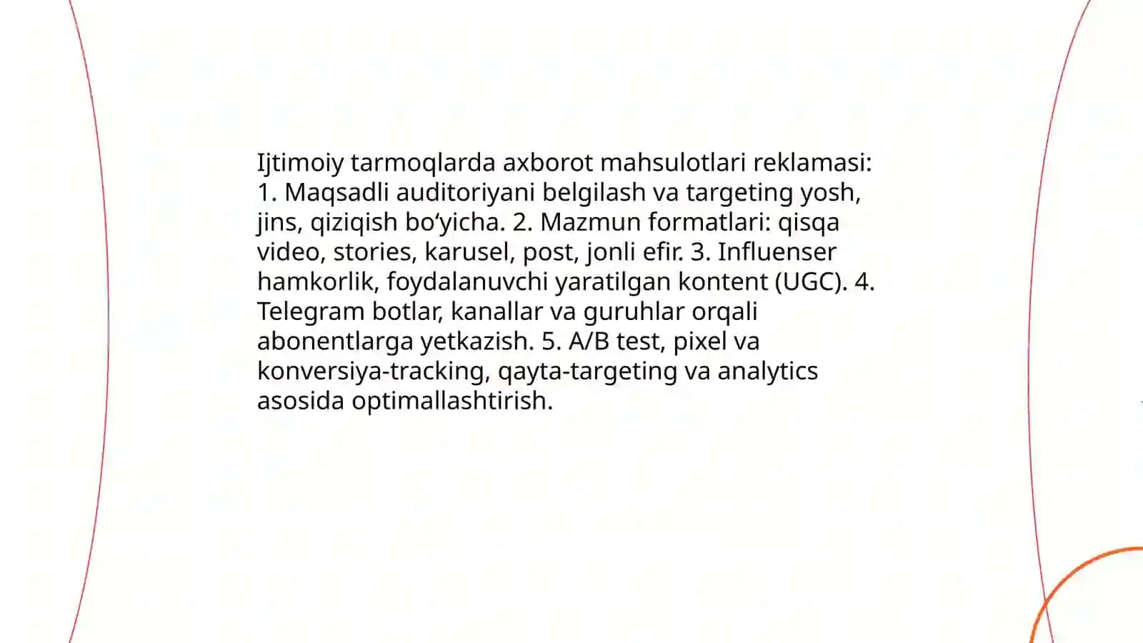 Axborot mahsulotlarini reklama qilishning zamonaviy shakllari 4