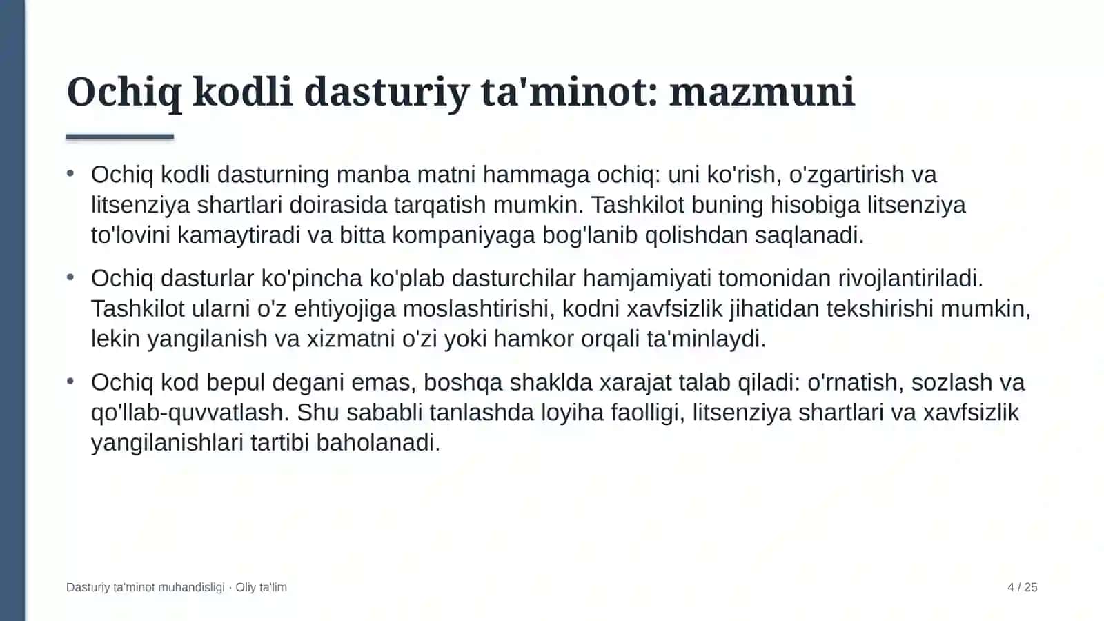 Kinoteatrlarda ochiq kodli dasturiy ta'minotdan foydalanish 4