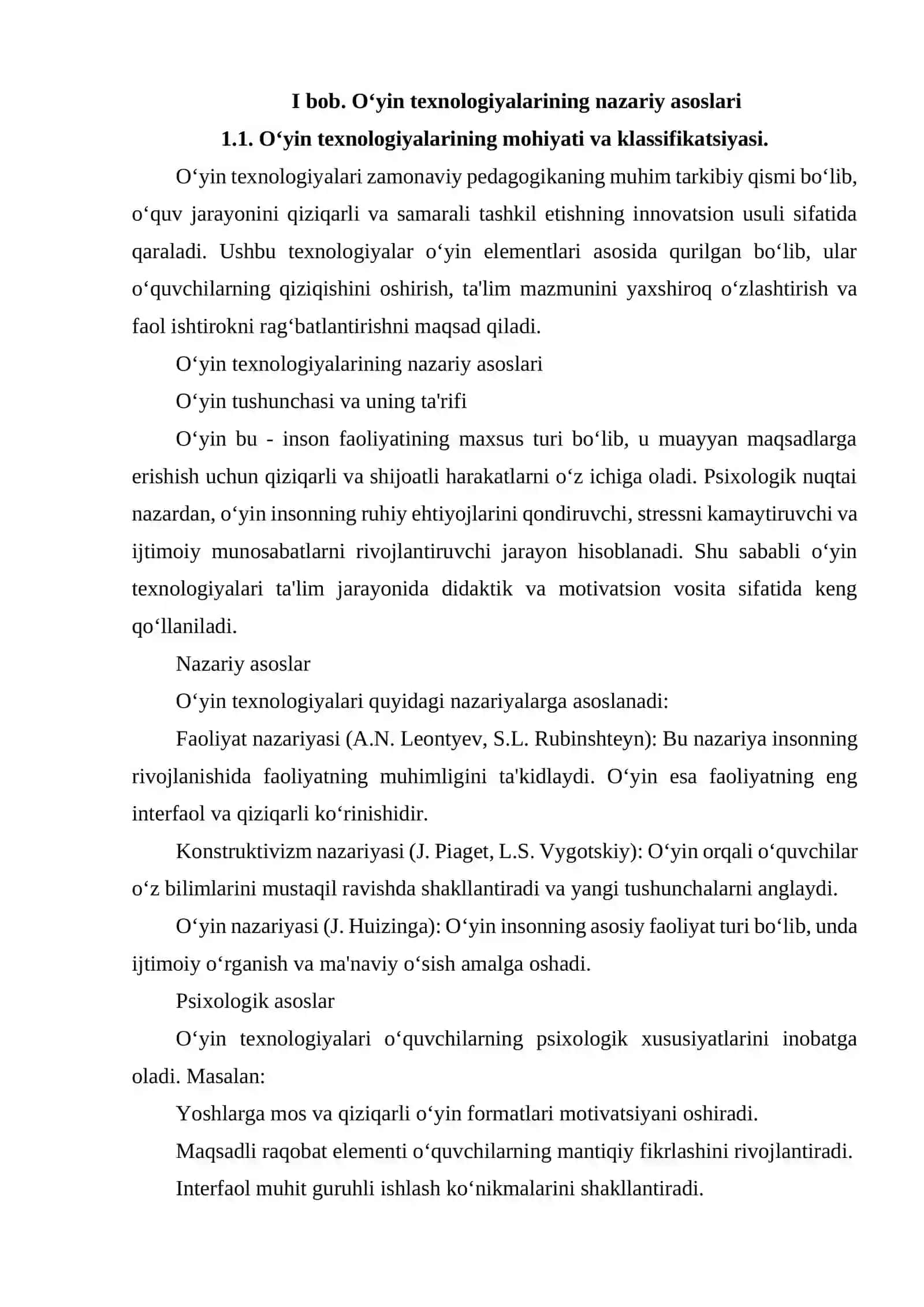 ADABIYOT DARSLARIDA O'YIN TEXNOLOGIYALARINI QO'LLASH METODIKASI VA AHAMIYATI 4
