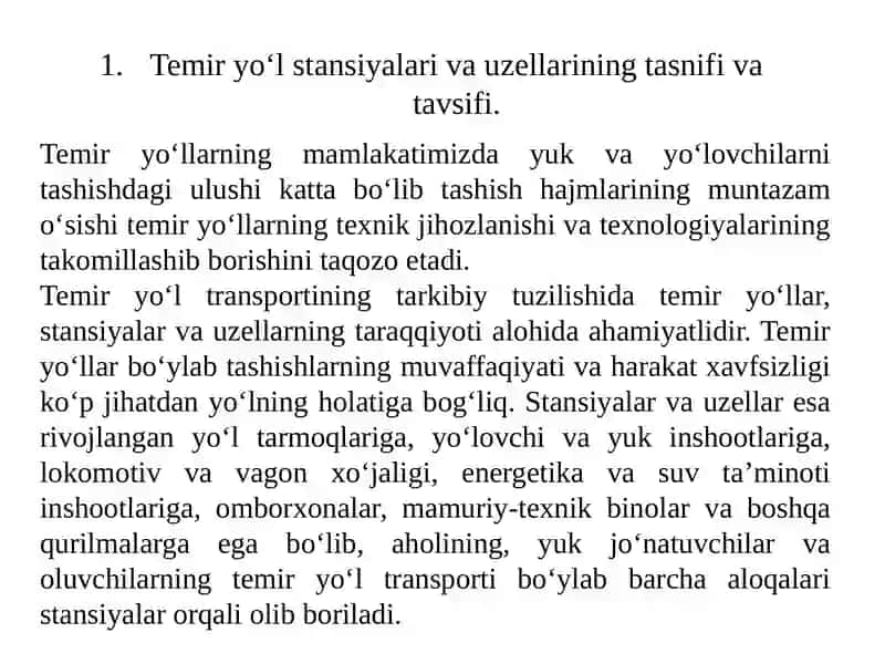 Temiryo‘l bekatlari va uzellari 4