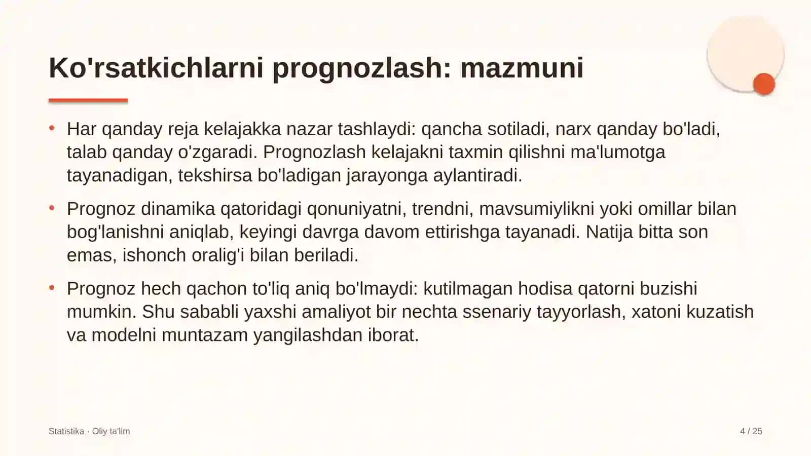 qora metallurgiyada ko'rsatkichlarni prognozlash 8957 4