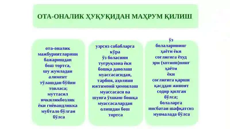 OTA-ONA HAMDA VOYAGA YETMAGAN BOLALARNING SHAXSIY HUQUQ VA MAJBURIYATLARI 4