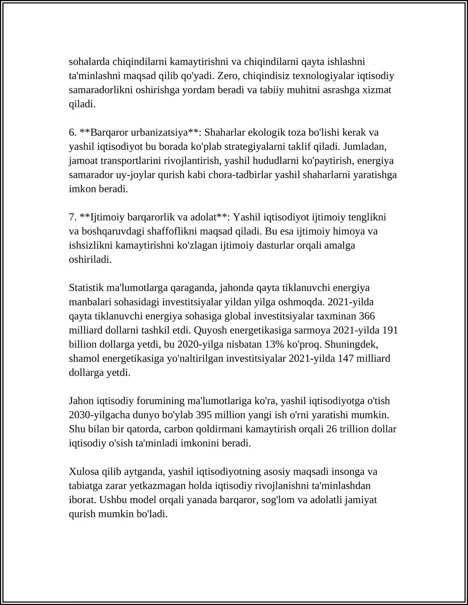 YASHIL IQTISODIYOT VA ISTE'MOLCHI TANLOVI 4