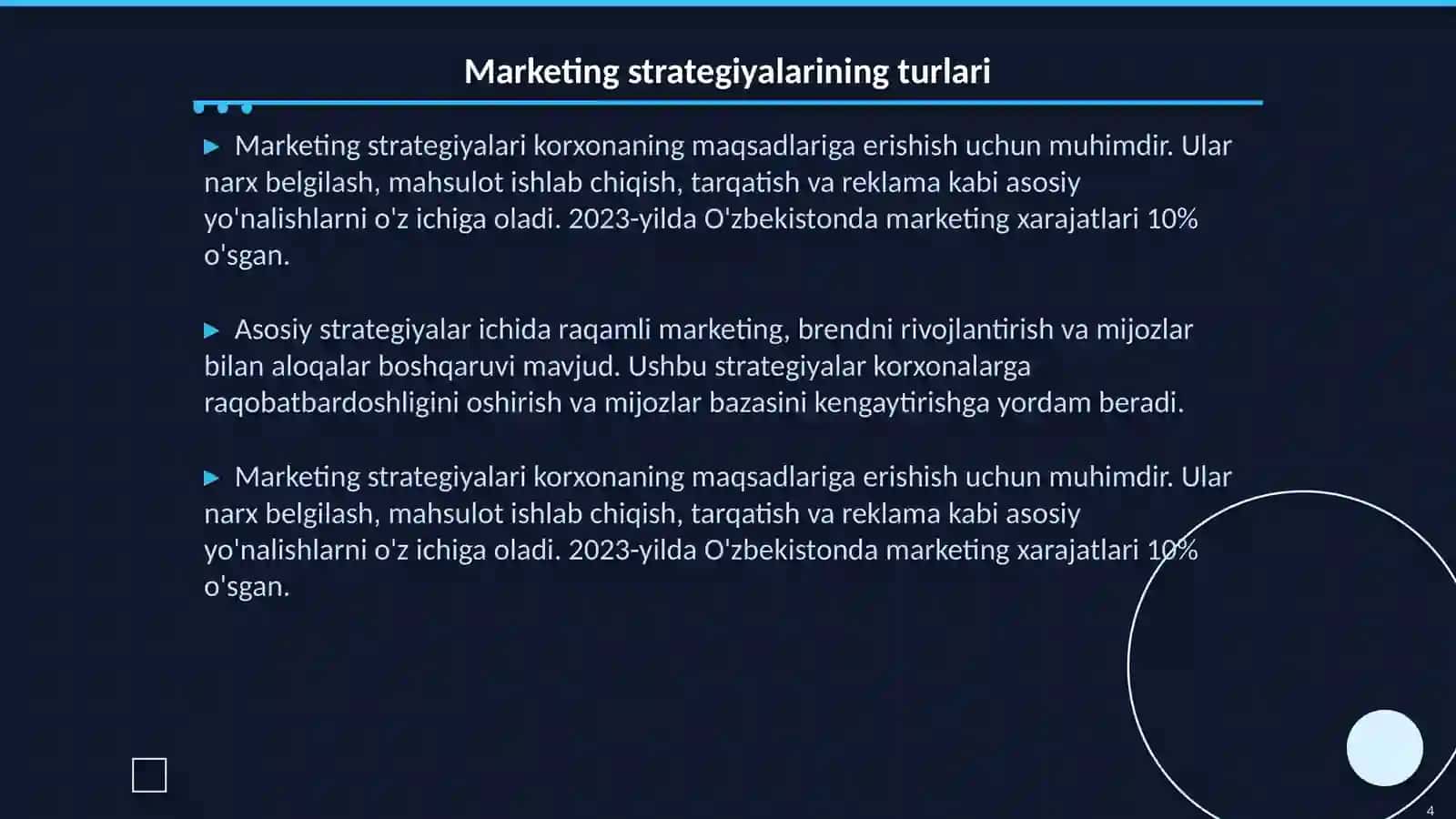Tashqi Iqtisodiy Faoliyatda Marketing Strategiyalari 4