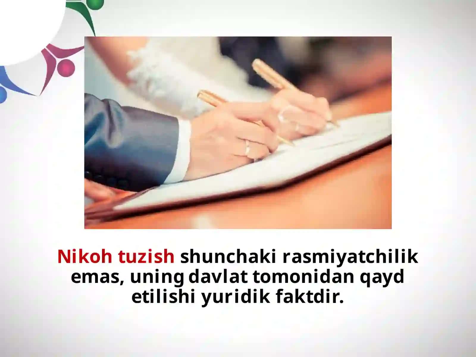 Nikoh tuzish tartibi va shartlari 4