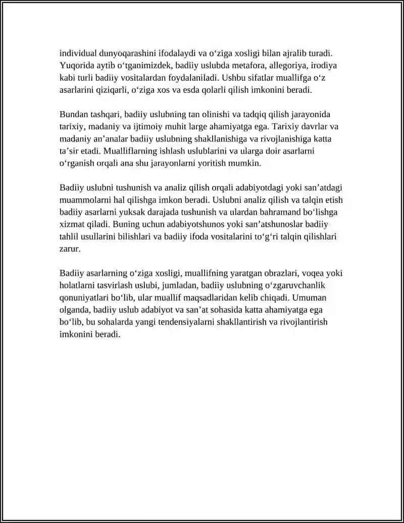 Badiiy Uslub 4