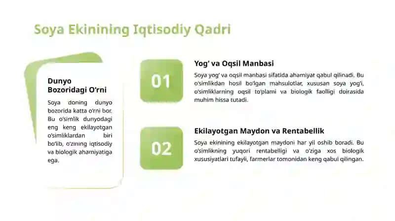 Soya oʻsimligi oziqlantirish 4