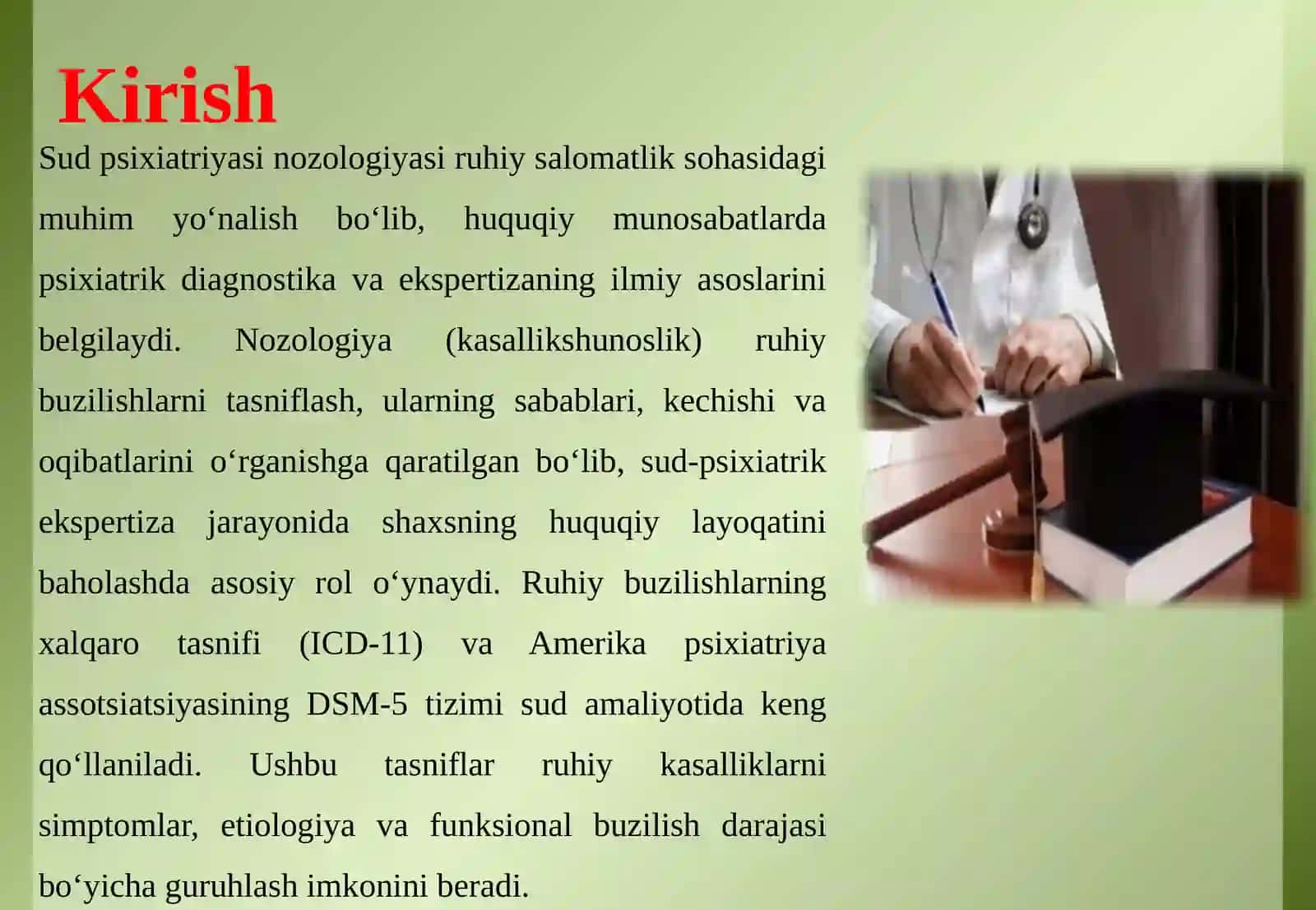 Affekt, stress va emotsional holatlarning huquqiy baholanishi. 4