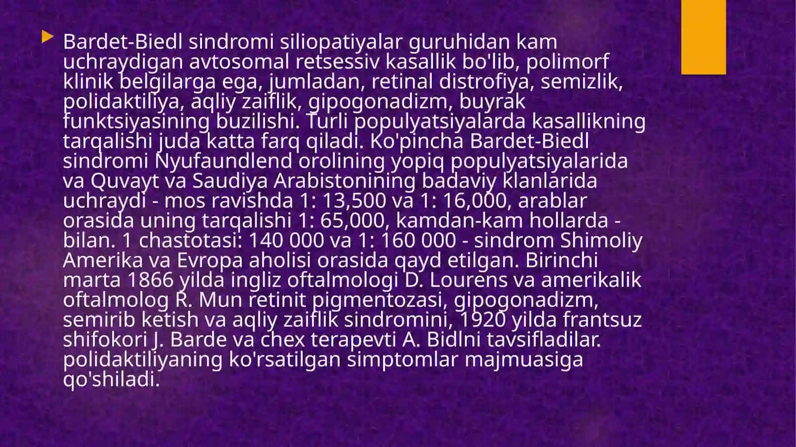 BARDE BIDLE SINDROMI 4