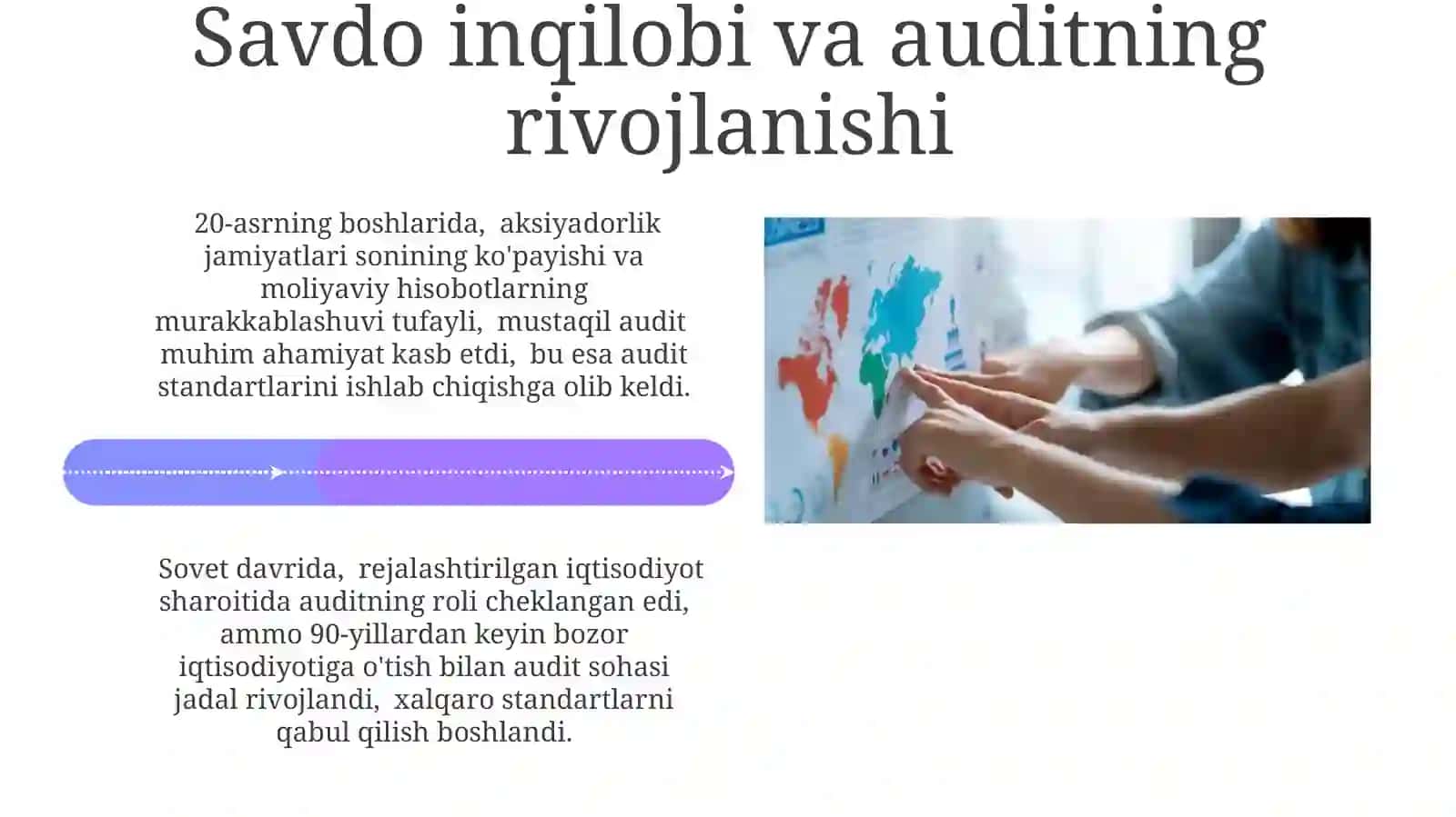Jahon amaliyotida auditning rivojlanish bosqichlari 4