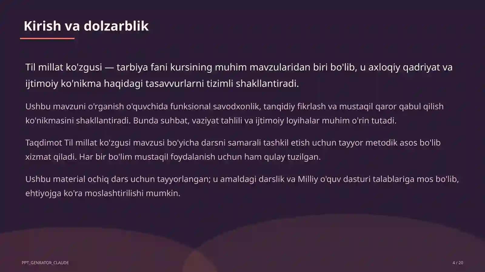 Til millat ko'zgusi (6-sinf) 4
