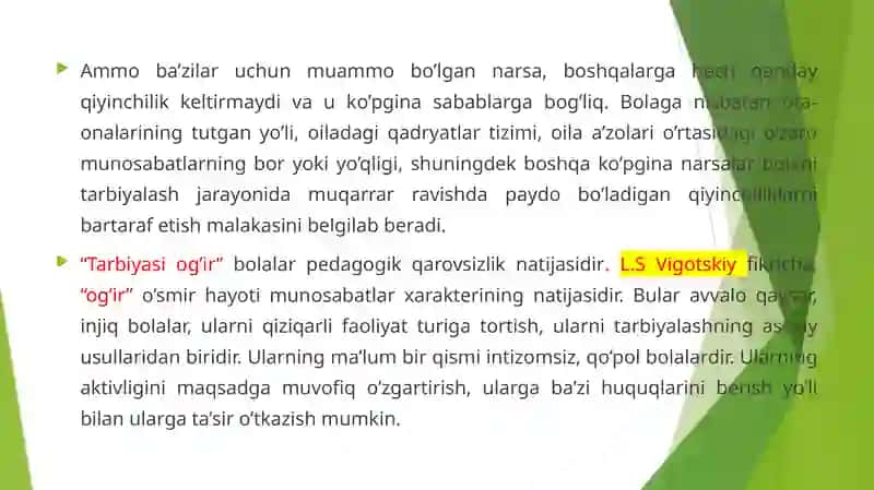 Tarbiyasi “qiyin” bolalar psixologiyasi 4