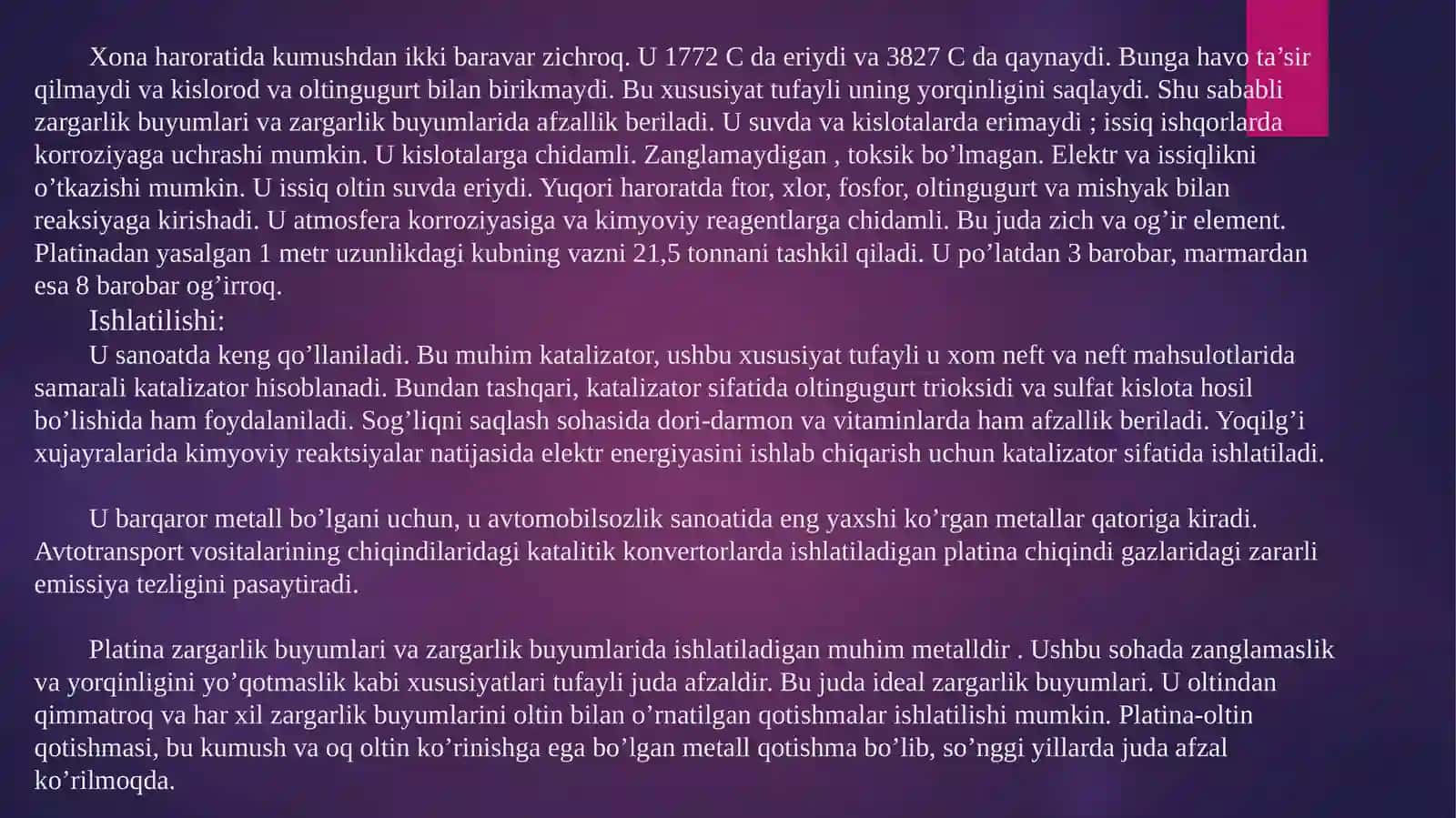 PLATINA VA TEMIR GEOKIMYOSI 4