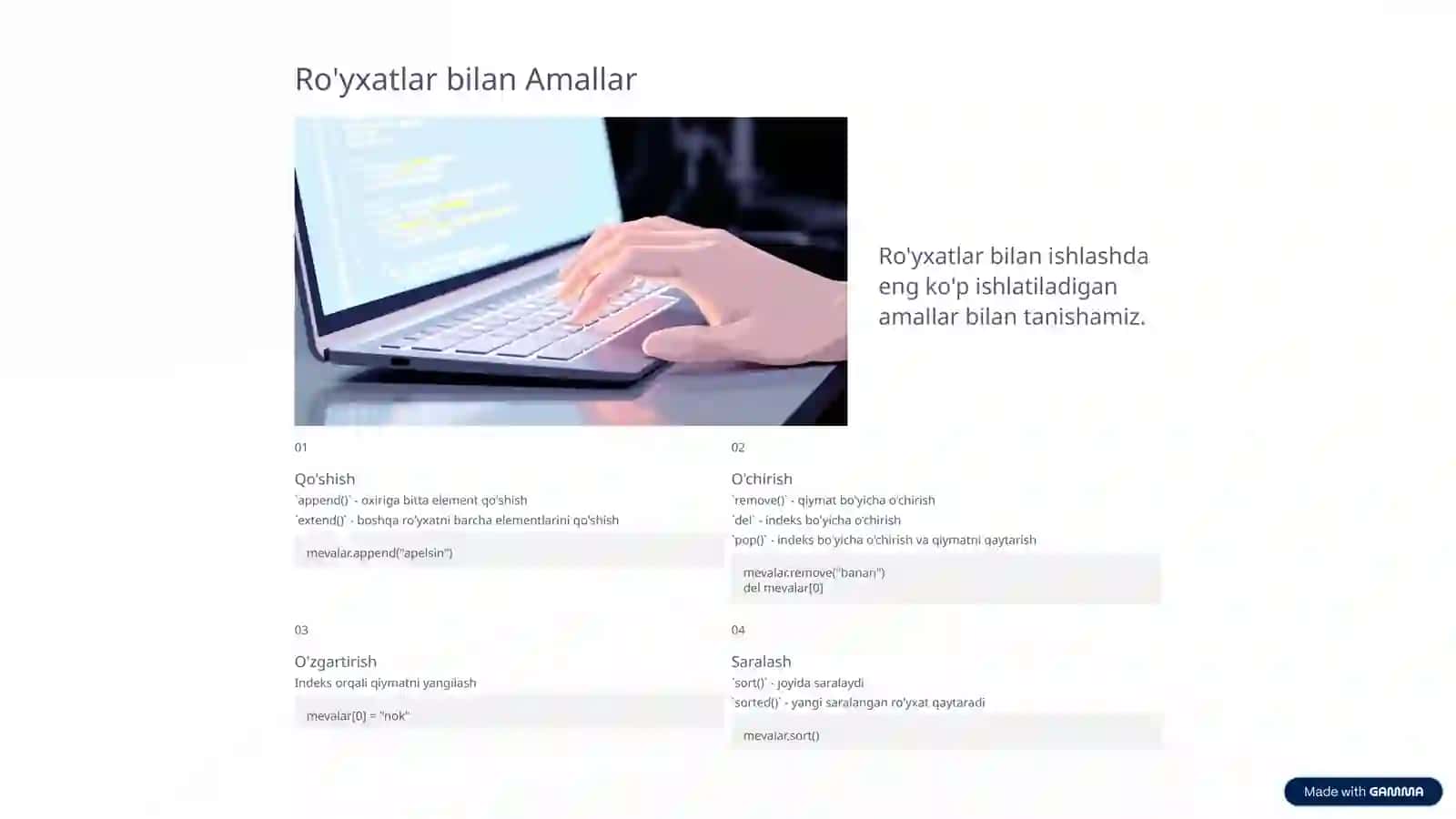 Ma'lumotlar Tuzilmalari Nima? 4