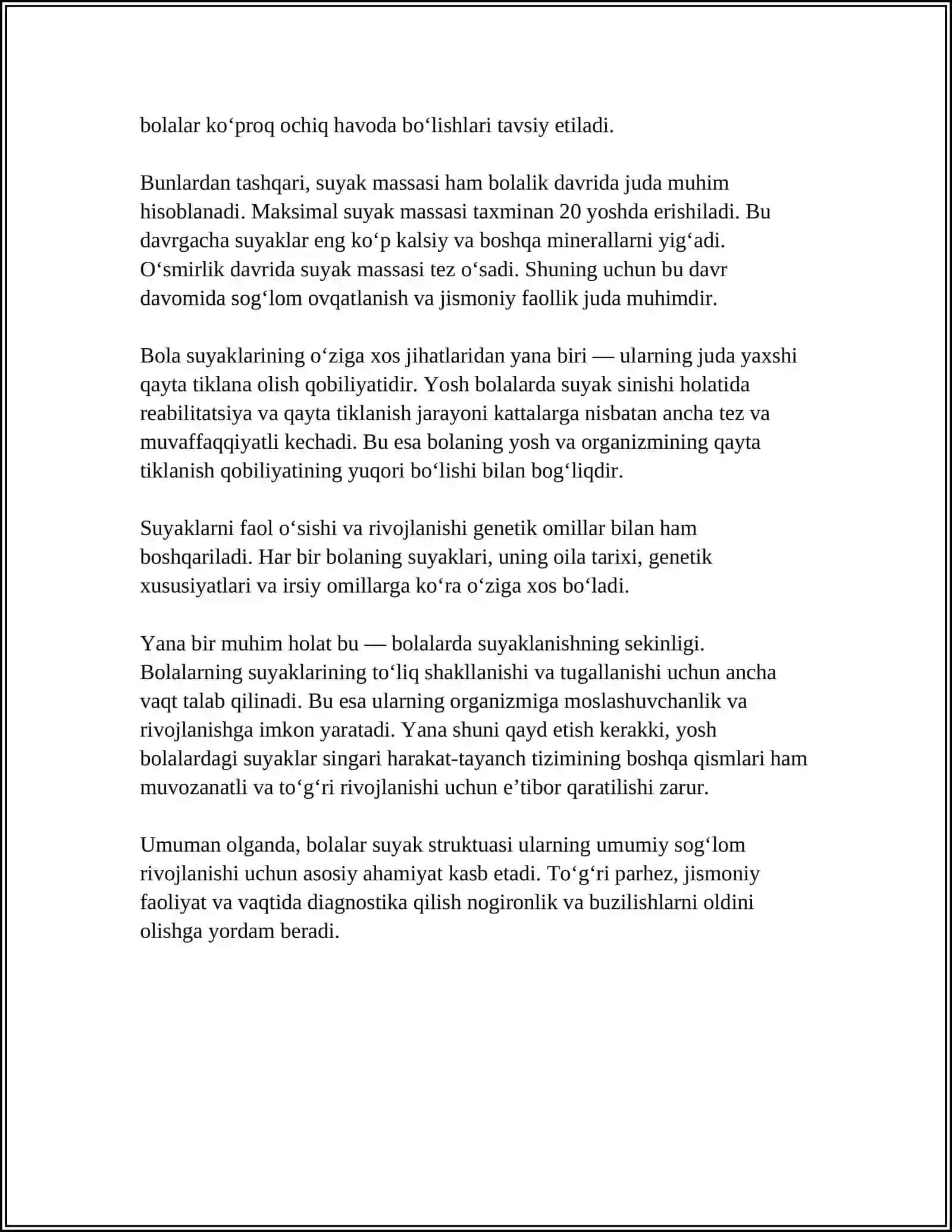 Bolalarda suyak shikastlanishlarini oʻziga xosligi 4