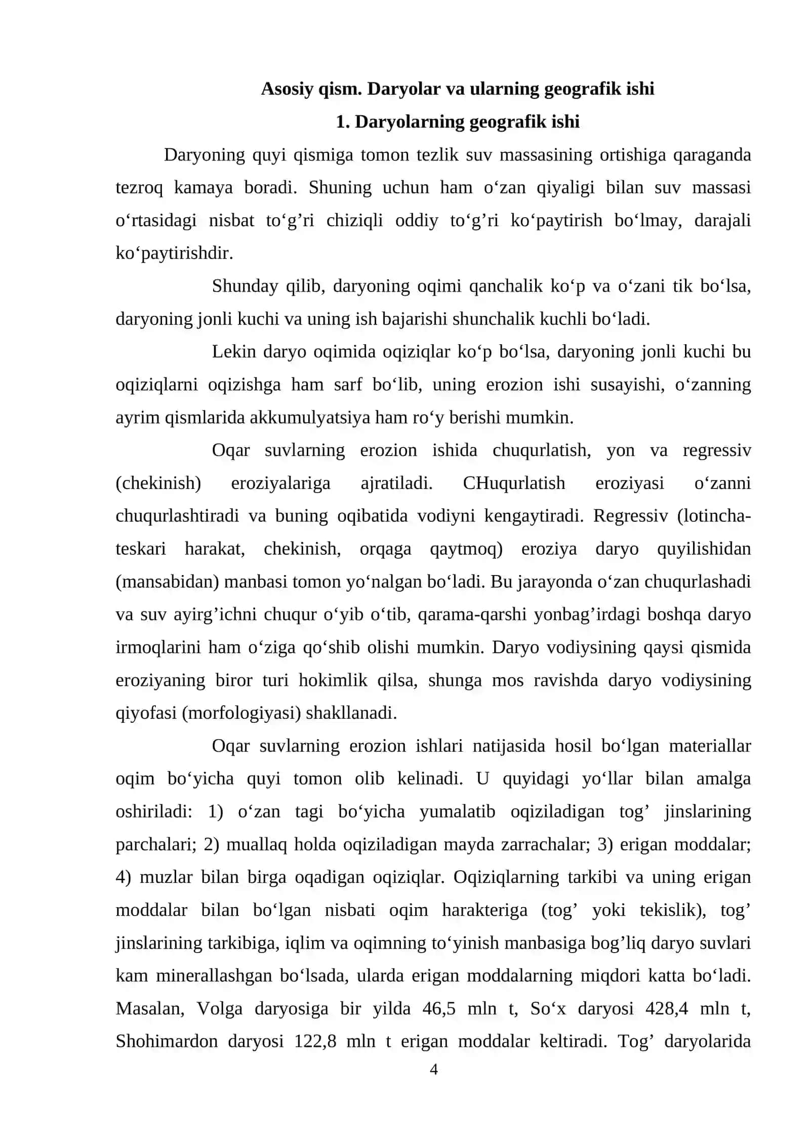 DARYOLAR VA ULARNING GEOGRAFIK ISHI 4