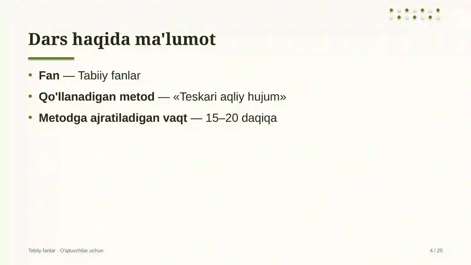 tabiiy fanlar darslarida teskari aqliy hujum metodidan foydalanish 5997 4