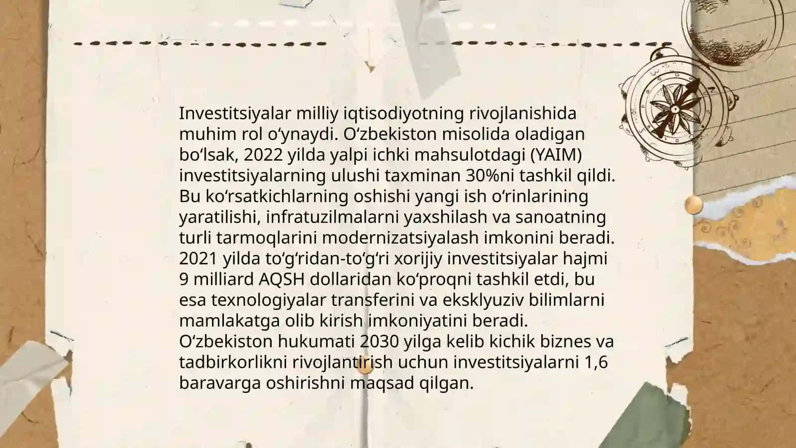 Investisiya faoliyatini tartibga solishning milliy iqtisodiyotni rivojlantirishdagi axamiyati 4