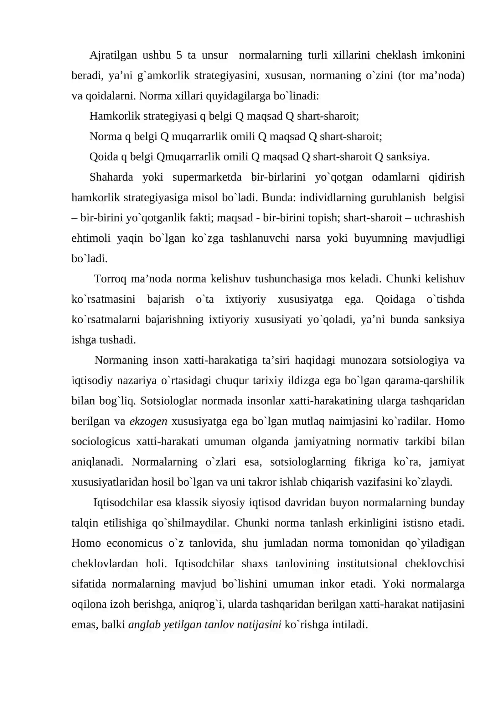 “Institutlar va ularning jamiyat rivojlanishidagi roli” 4