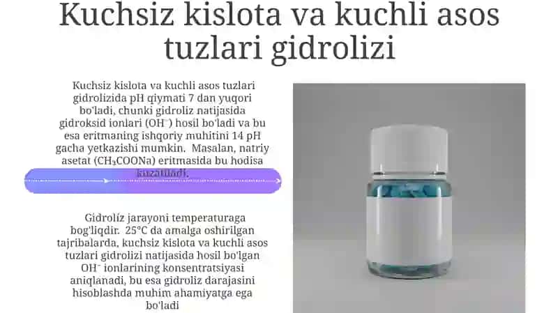 Tuzu gidrolizining mohiyati 4
