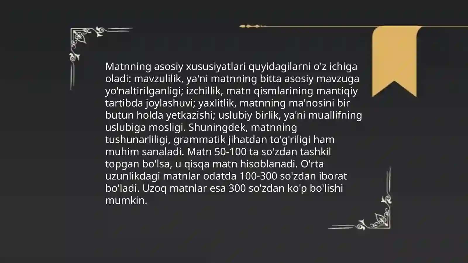Matn va uning turlari 4