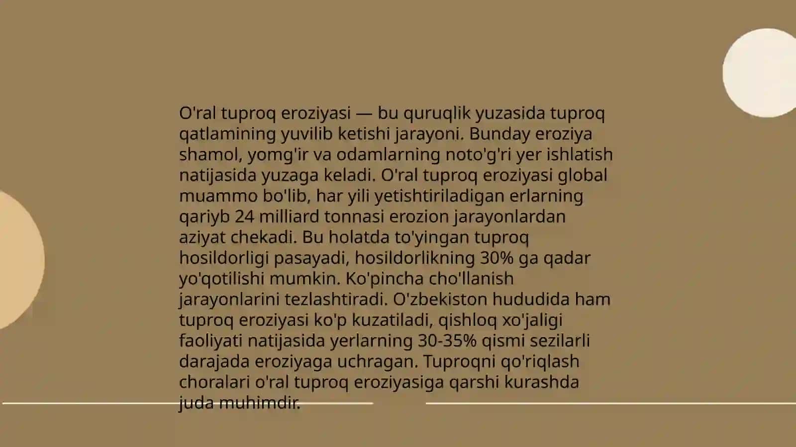 Orol muammolari 4