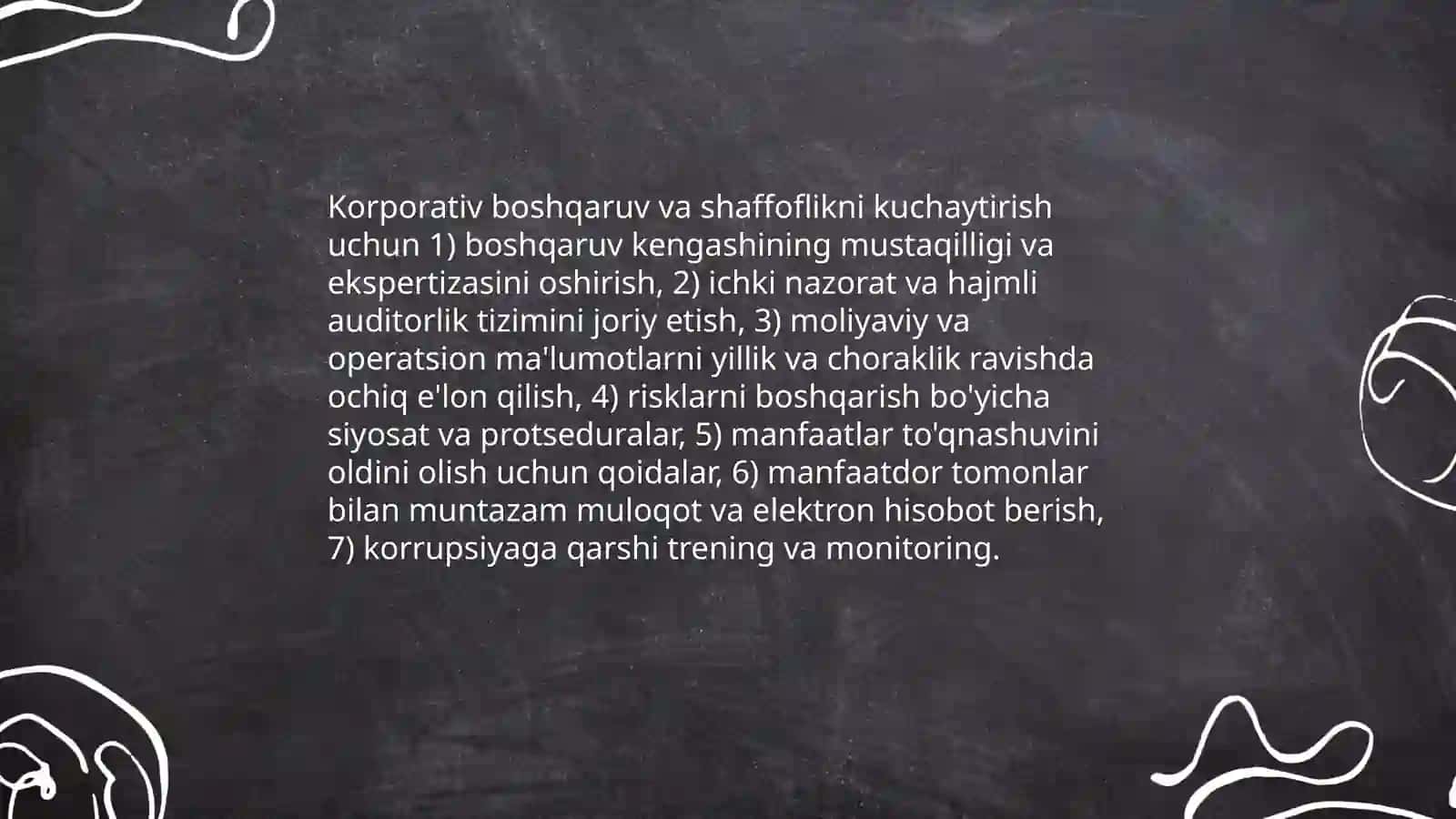Boshqaruv tizimini takomillashtirish 4