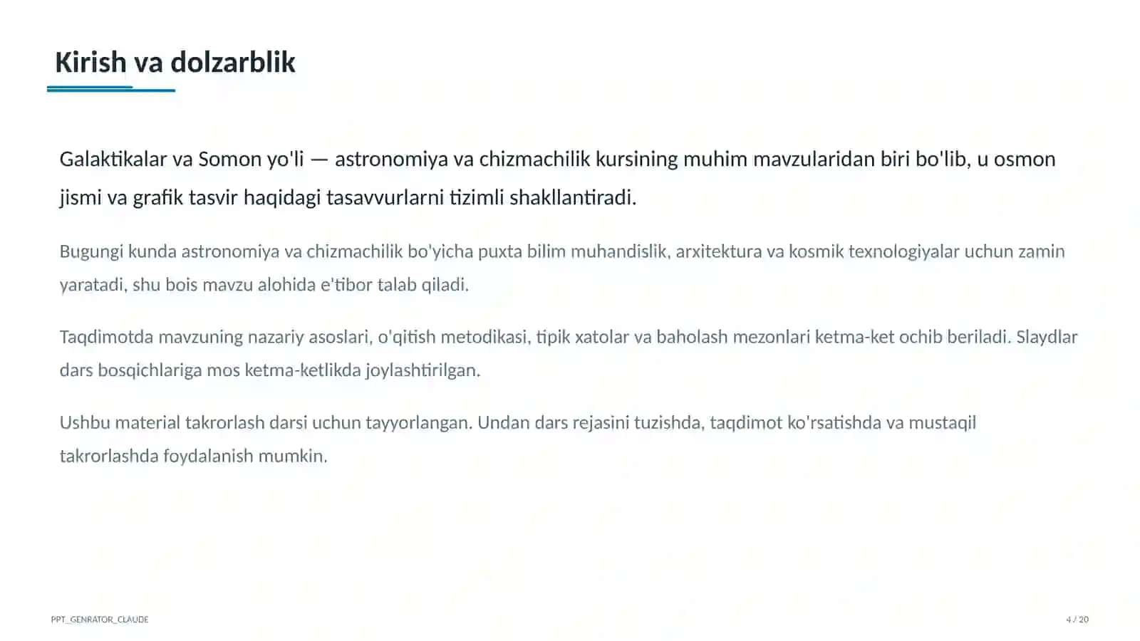 Galaktikalar va Somon yo'li (11-sinf) 4