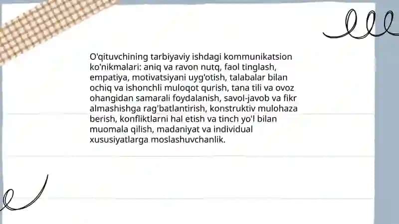 Tarbiyaviy ishlarni amalga oshirishda pedagogik mahoratning o'rni 4