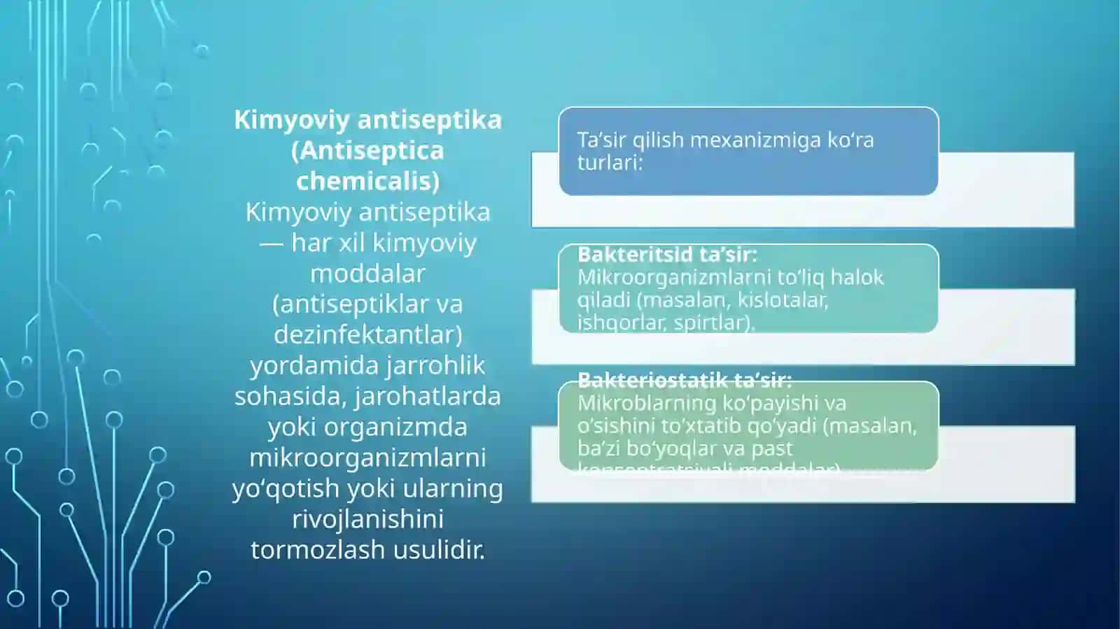 Kimyoviy, biologik va aralash antiseptika usullari 4